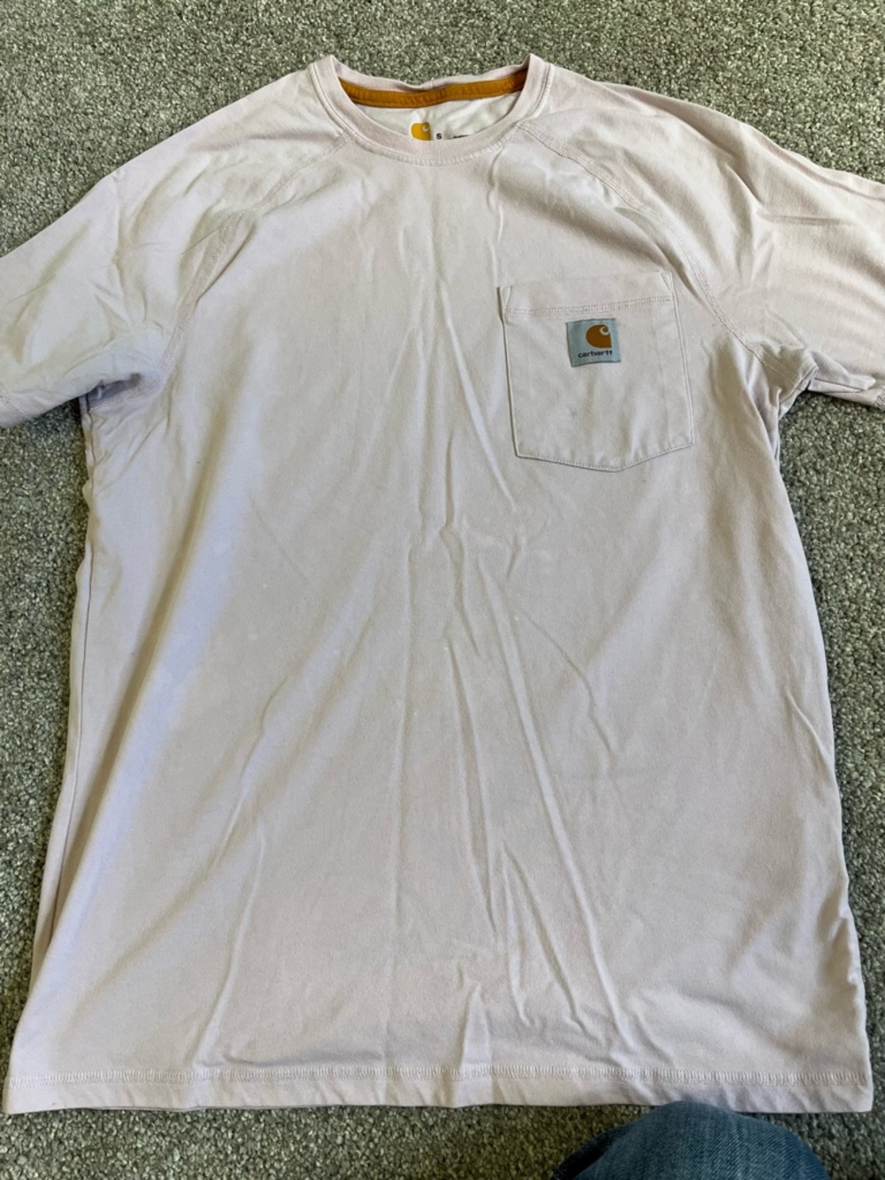Light pink relaxed fit Workforce tee